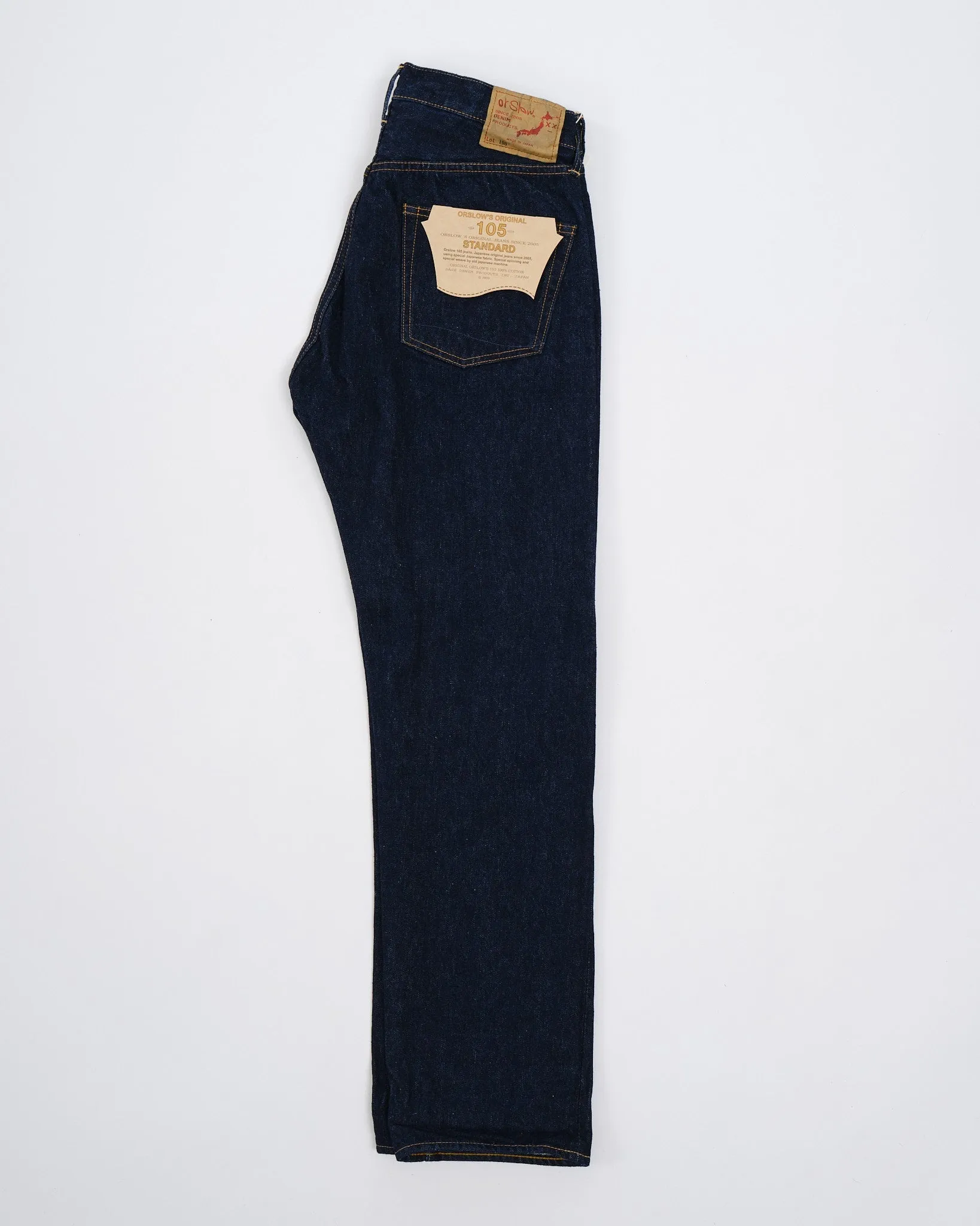 105 STANDARD SELVEDGE DENIM ONE WASH