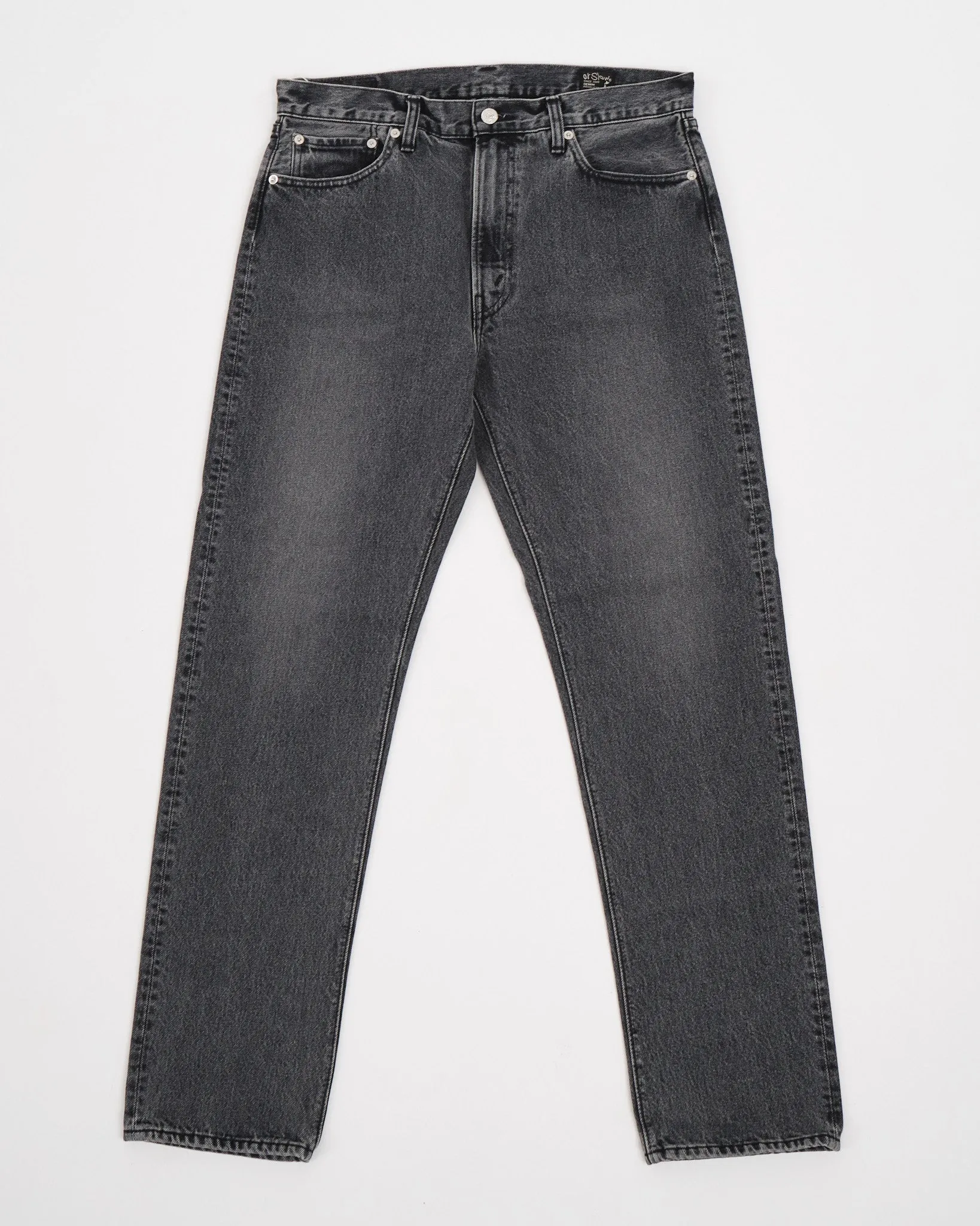 107 IVY FIT BLACK DENIM STONE WASH