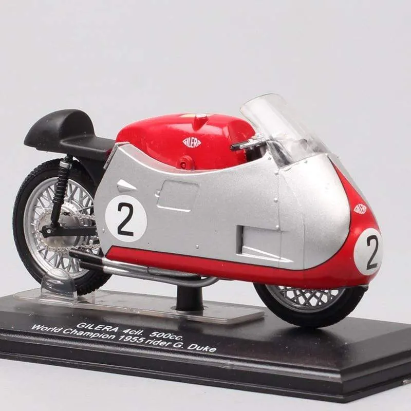 1/24 Scale Classic Retro Italeri 1955 Gilera 4cil 500cc World Champion #76 G Duke motorcycle Diecast GP bike model Toy Vehicles