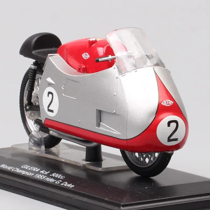 1/24 Scale Classic Retro Italeri 1955 Gilera 4cil 500cc World Champion #76 G Duke motorcycle Diecast GP bike model Toy Vehicles