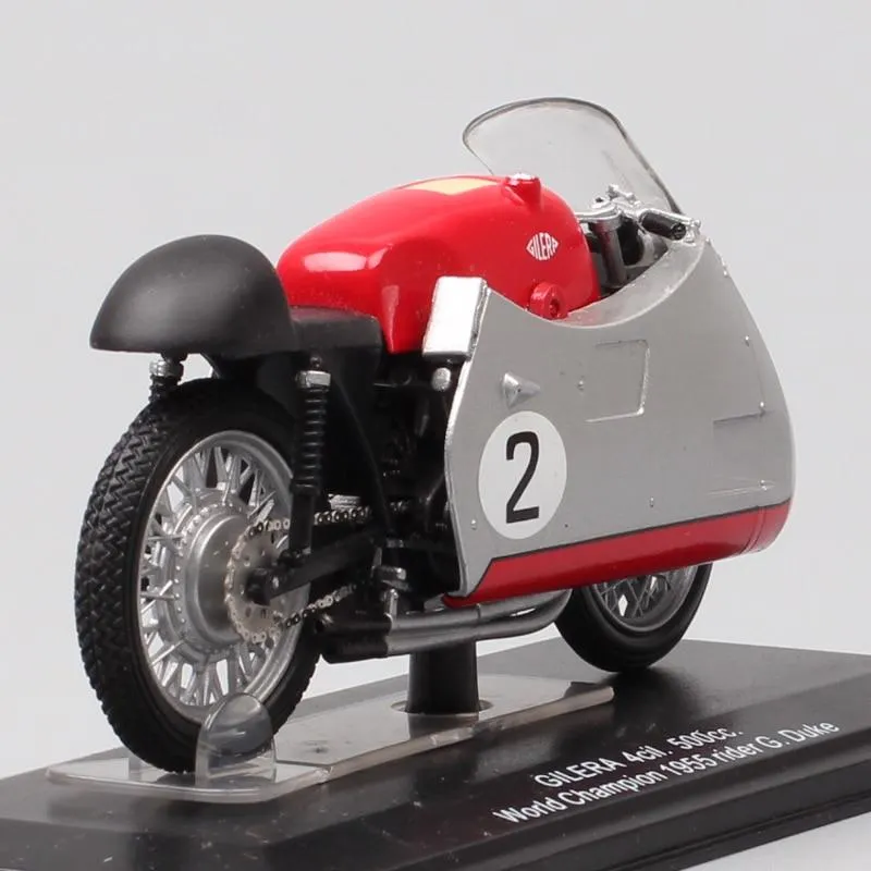 1/24 Scale Classic Retro Italeri 1955 Gilera 4cil 500cc World Champion #76 G Duke motorcycle Diecast GP bike model Toy Vehicles