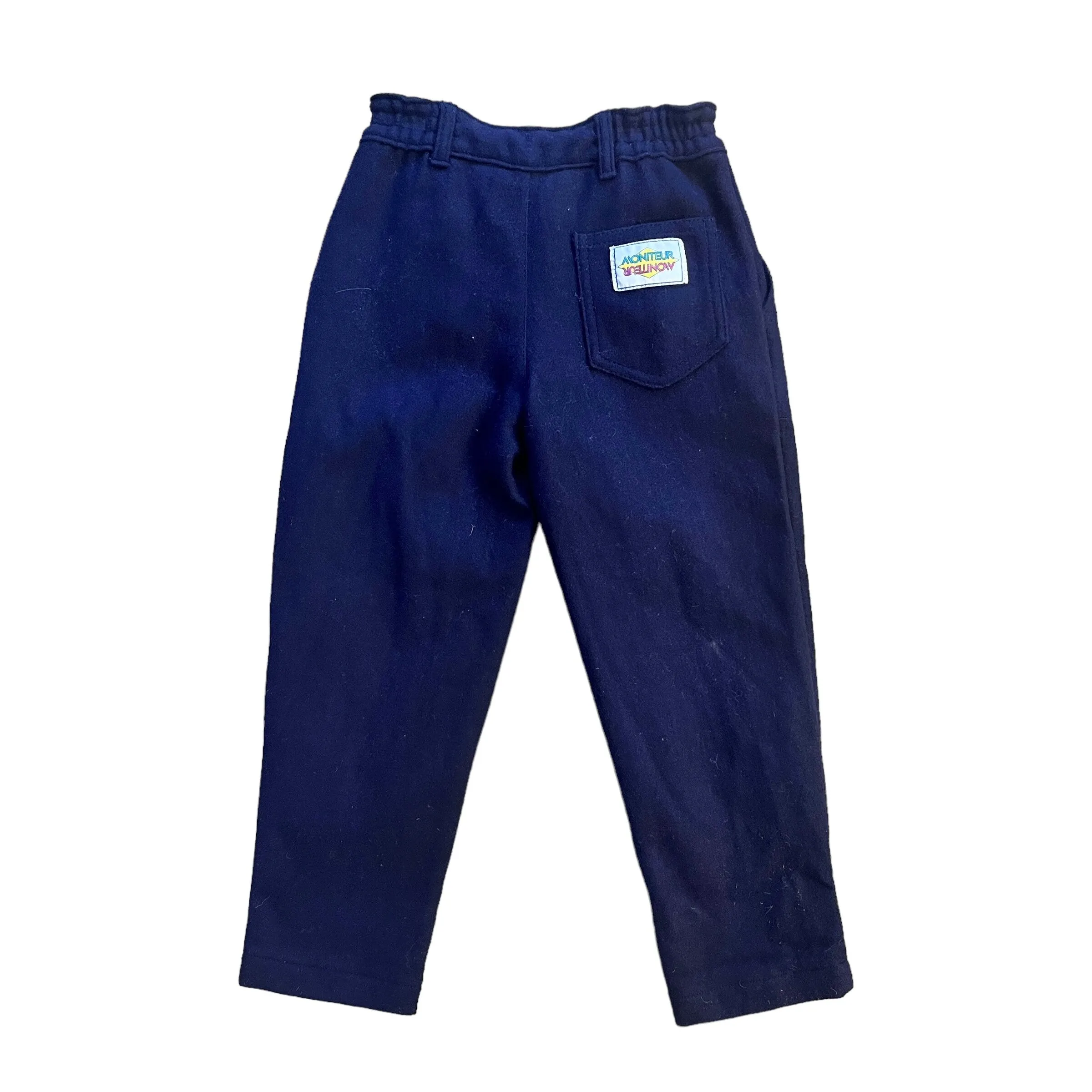 1970s Navy Tapered Trousers 4-5Y