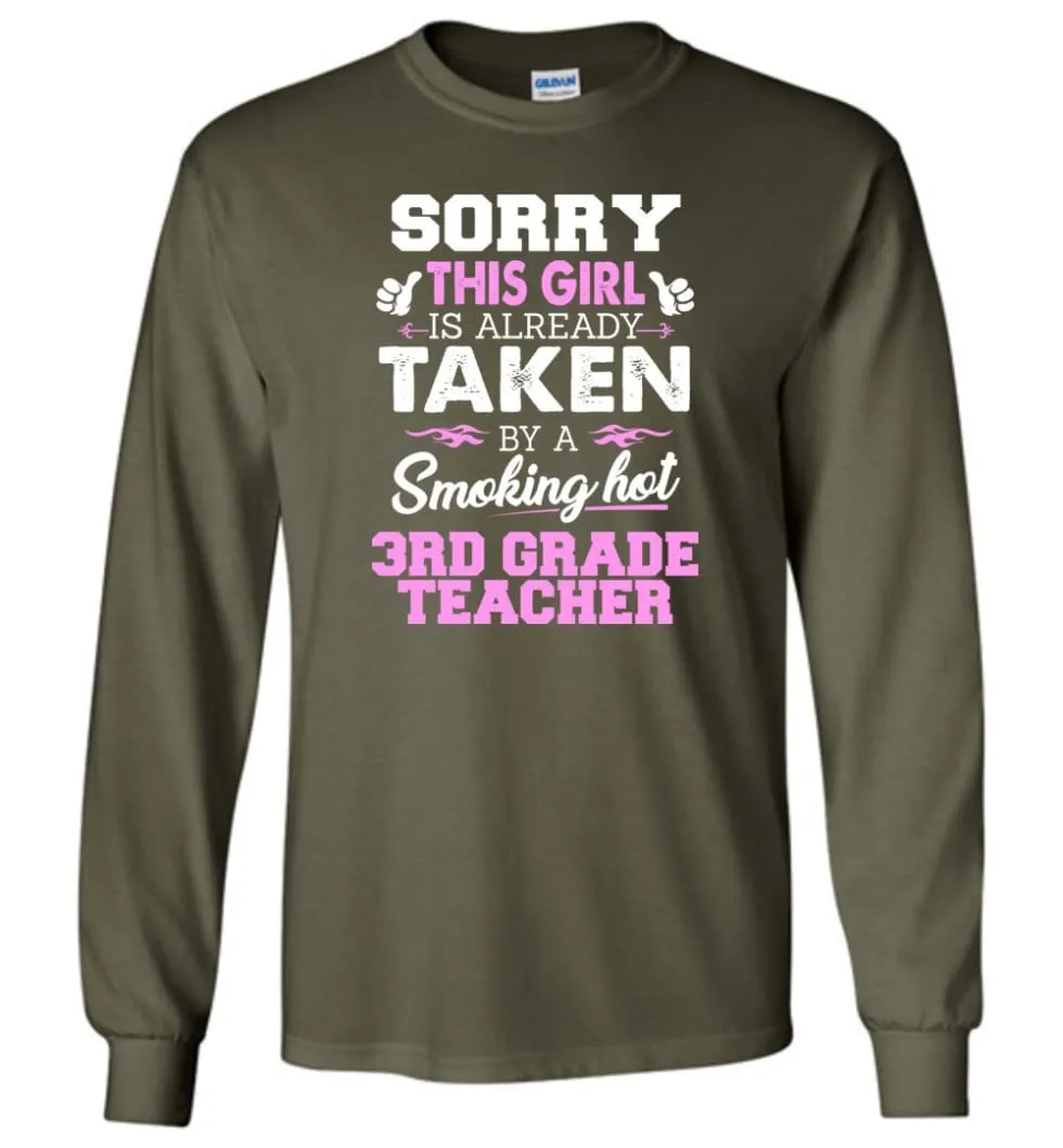 3Rd Grade Teacher Shirt Cool Gift For Girlfriend Wife Long Sleeve