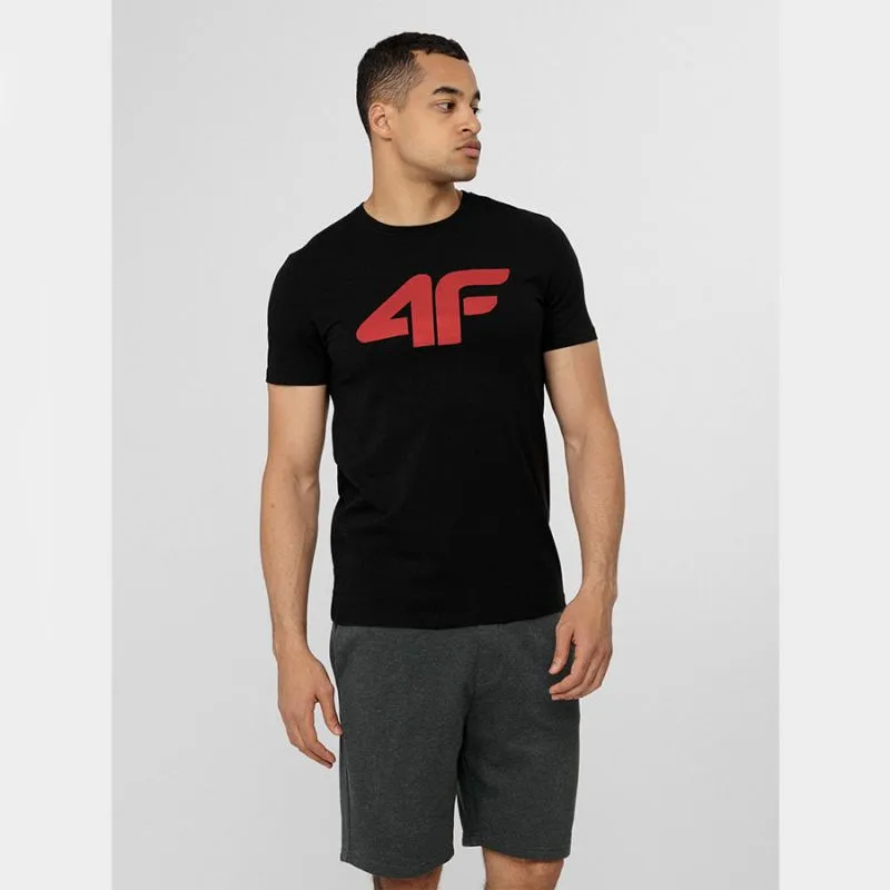 4F Mens Simple T-shirt - Black