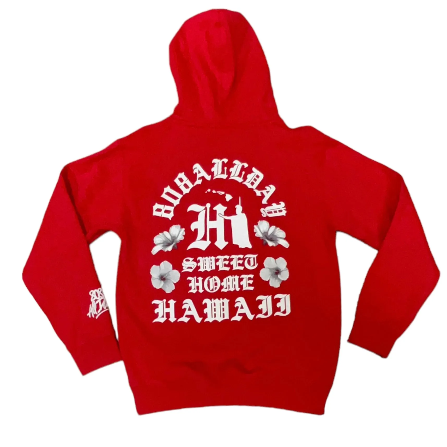 808ALLDAY SHH Kam Red Hoodie