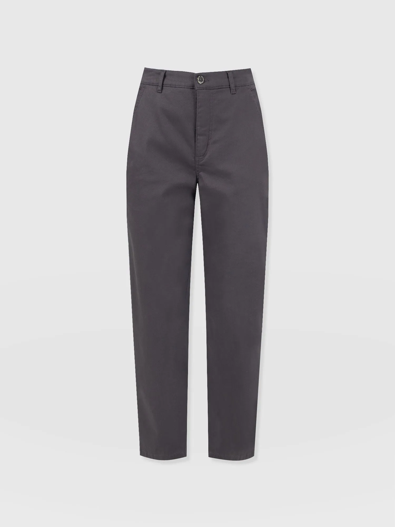 Alma Barrel Leg Chino - Charcoal