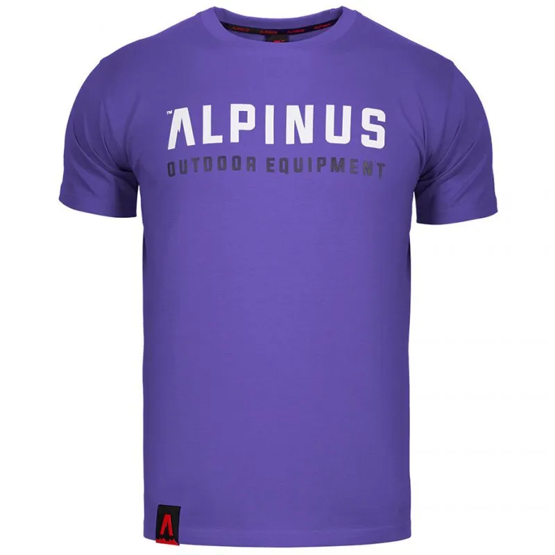 Alpinus Men's Outdoor Eqpt. T-shirt - Violet