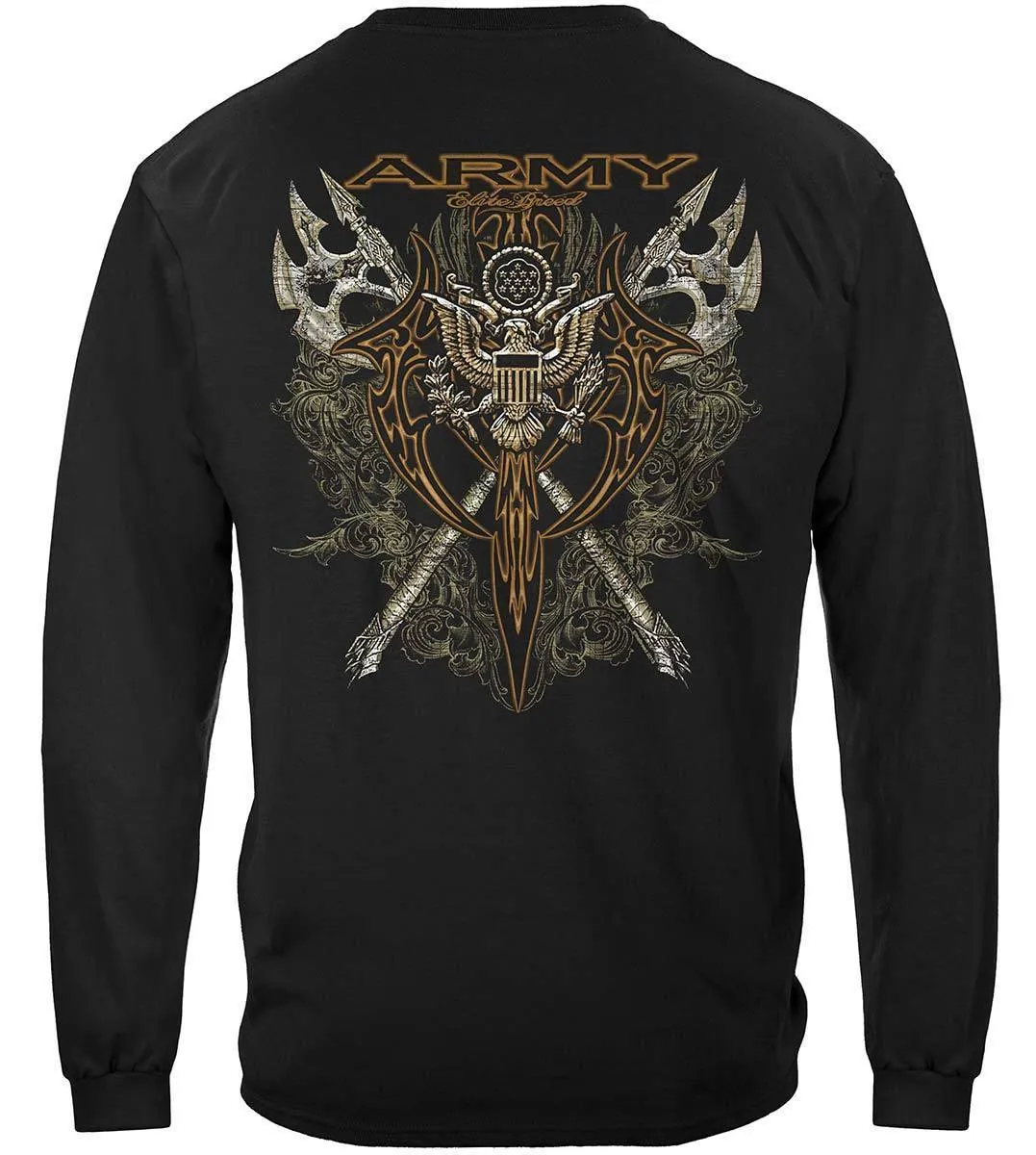 Army Axes Gold Tribal Premium Hoodie