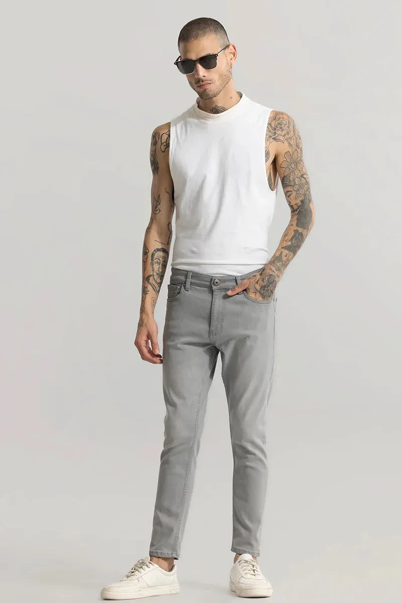 Ashen Stone Grey Skinny Jeans