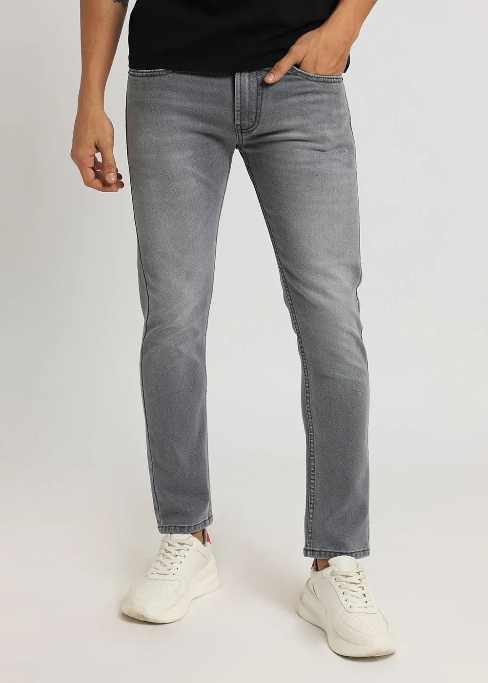 Aura Gray Slim fit Jeans