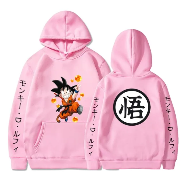 Autumn Sweatshirts Goku tops Dragon-Ball Z Hoodies Men Anime Costume Kids Clothes Boys Girls Tops Children&#39;s Clothing sudaderas