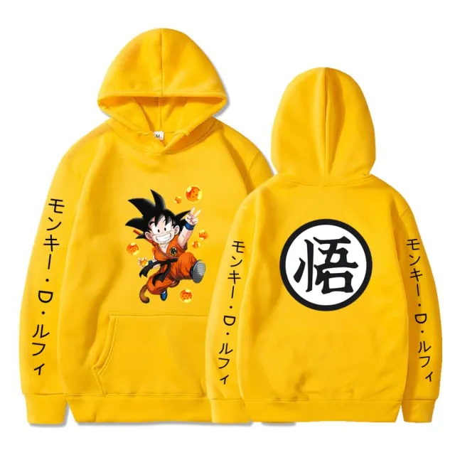 Autumn Sweatshirts Goku tops Dragon-Ball Z Hoodies Men Anime Costume Kids Clothes Boys Girls Tops Children&#39;s Clothing sudaderas