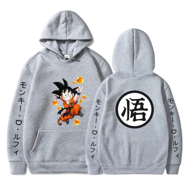 Autumn Sweatshirts Goku tops Dragon-Ball Z Hoodies Men Anime Costume Kids Clothes Boys Girls Tops Children&#39;s Clothing sudaderas