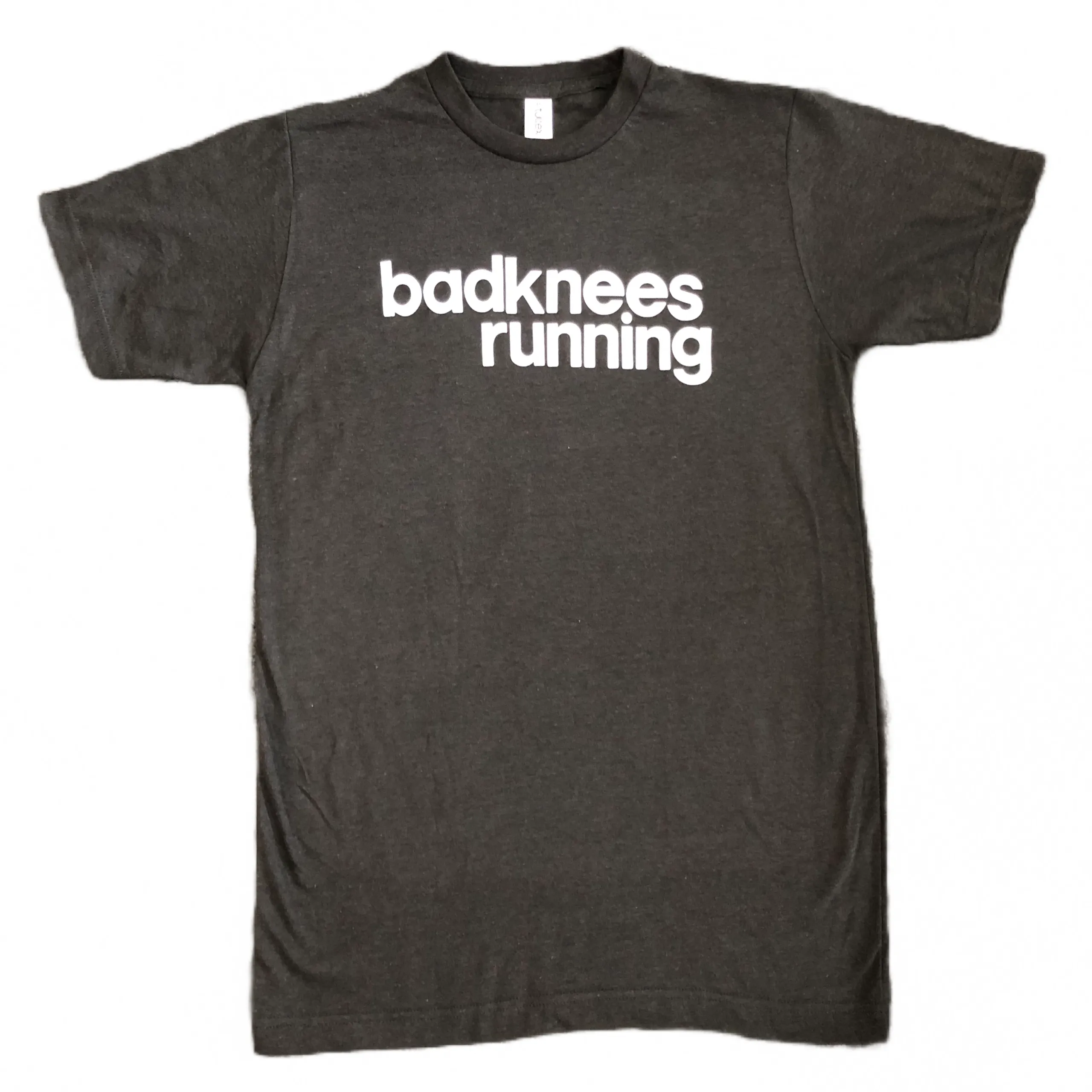 badknees running T-shirt - Heather Black