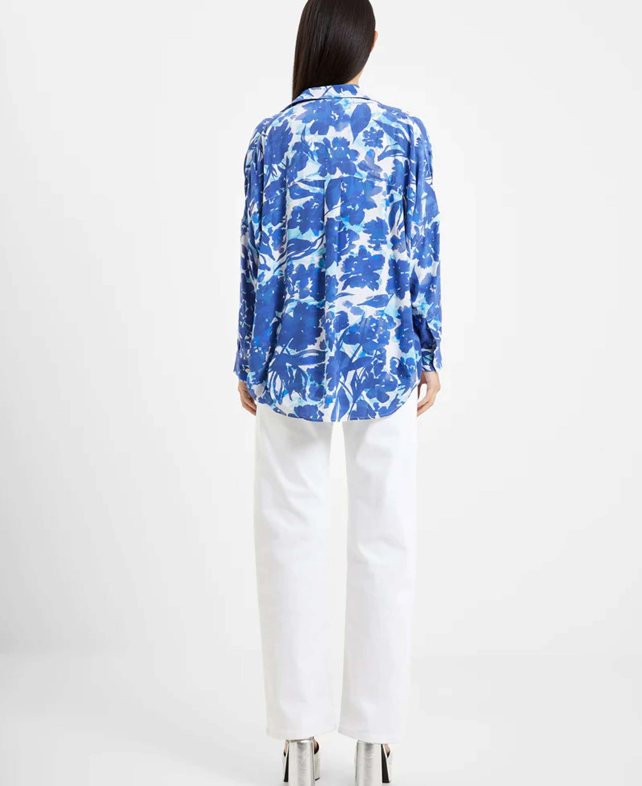 Bailee Eco Delphine Popover Shirt - Blue Depths