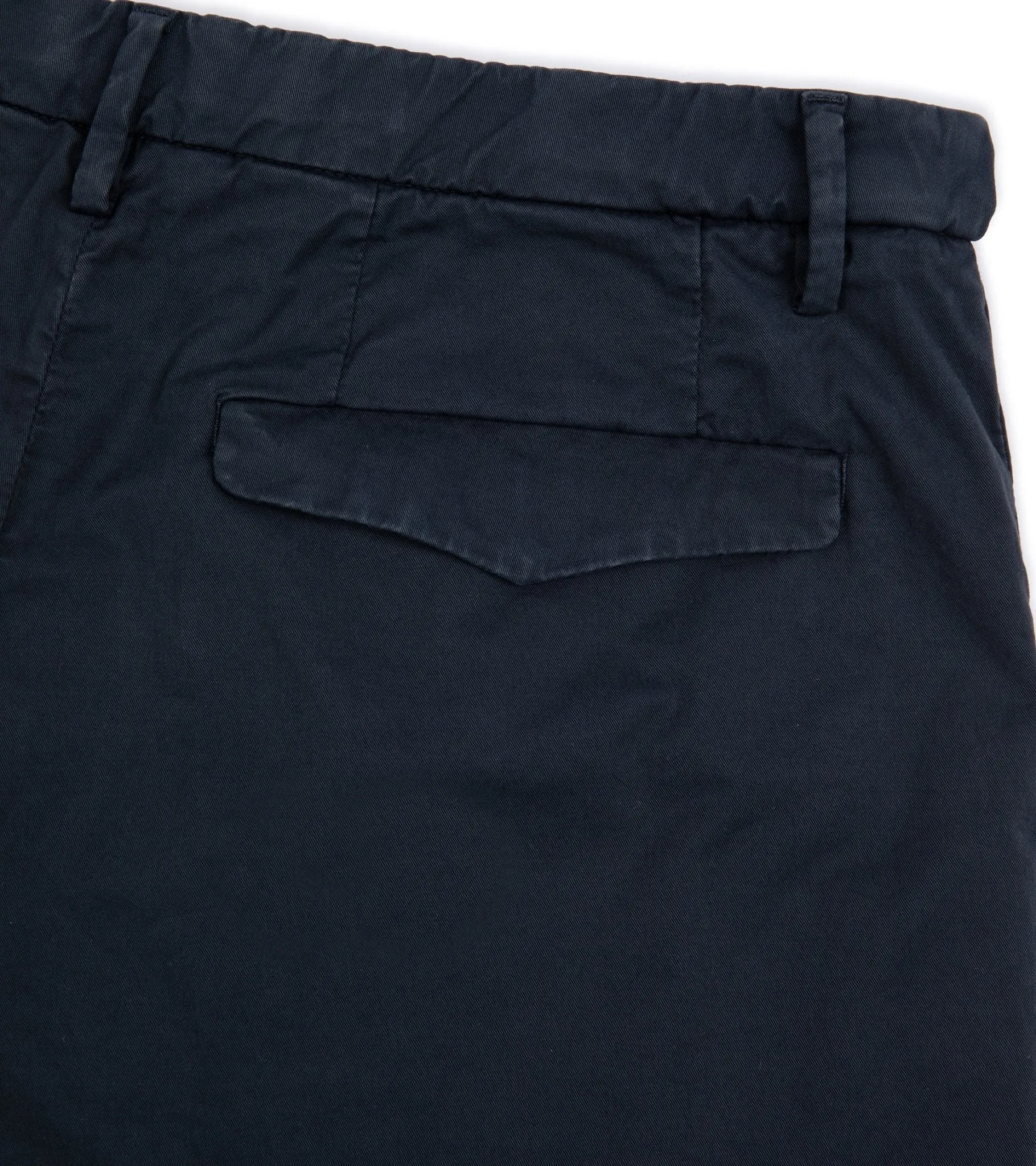 Barena Masco Trevo Cotton Twill Trousers: Navy