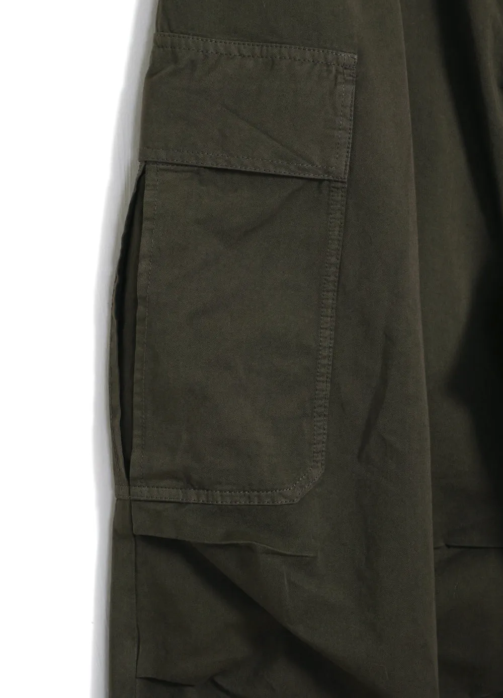 BENNY | Super Wide Ballon Trousers | Olive Drill