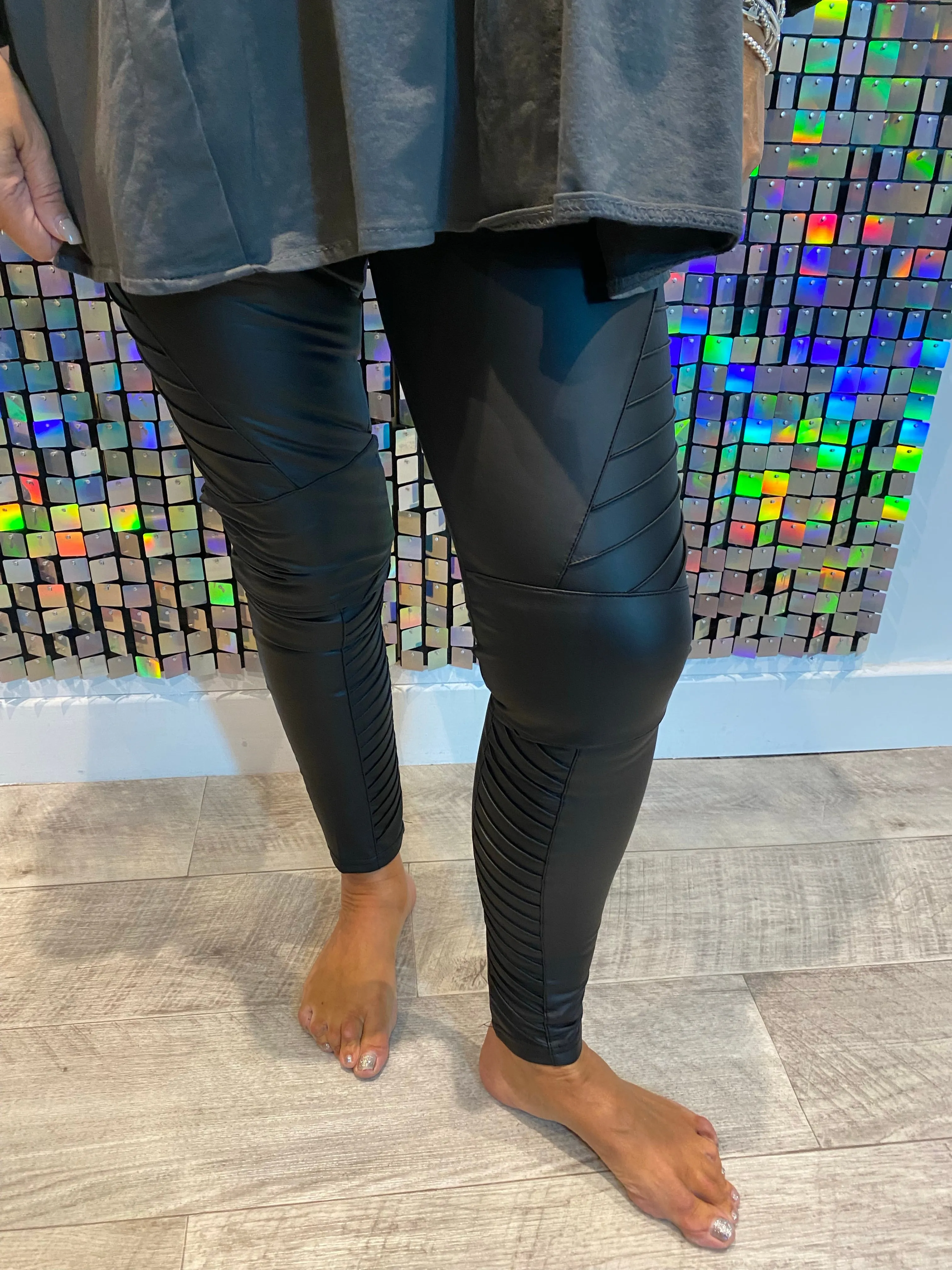 Biker Drop a Dress Leggings