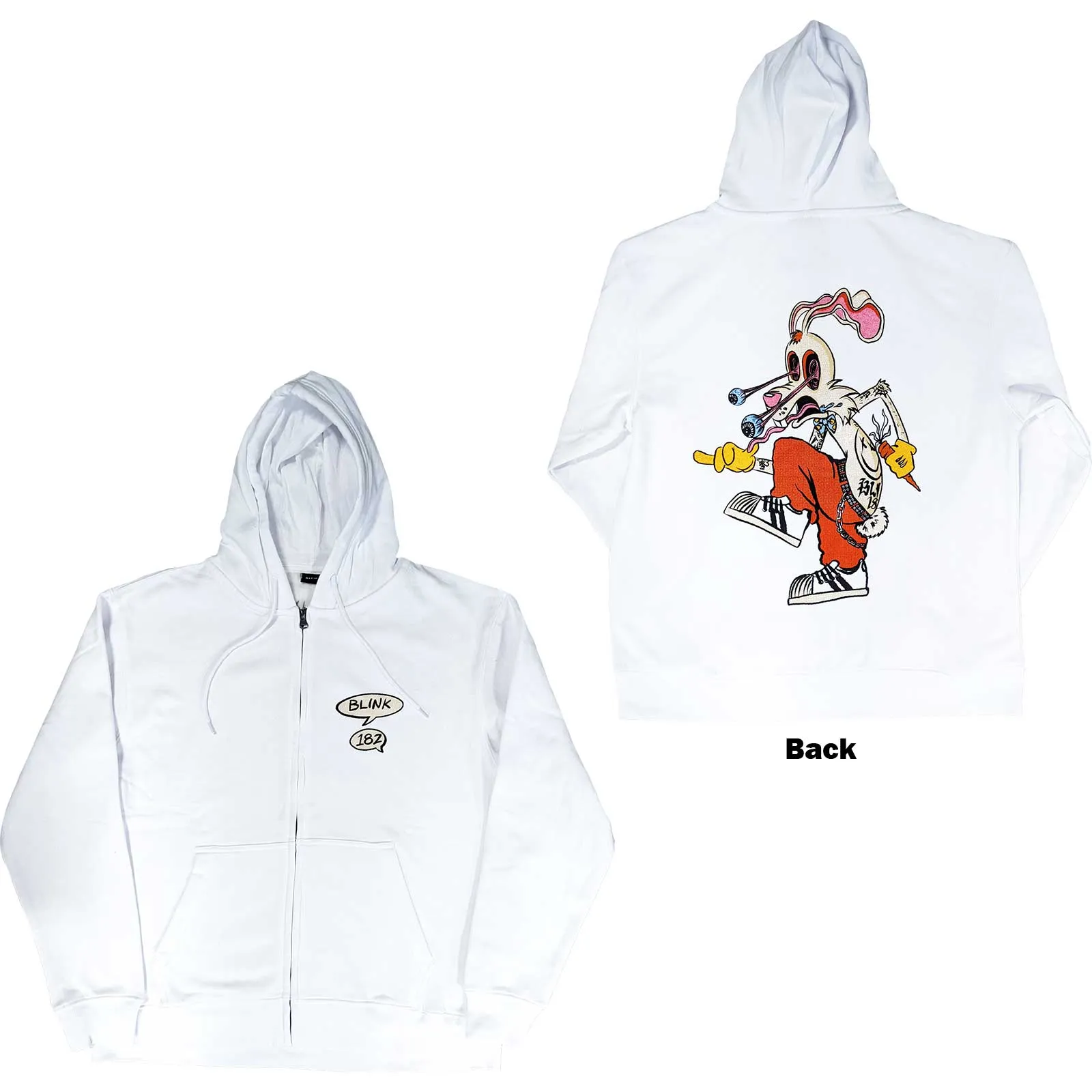 Blink 182 Unisex Hoodie - Roger Rabbit