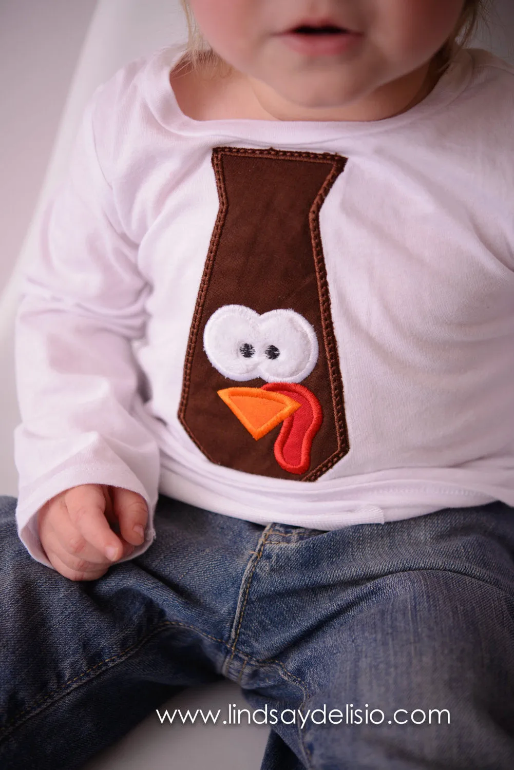 Boy Thanksgiving T Shirt / Bodysuit for Baby, Toddler & Child Turkey Tie