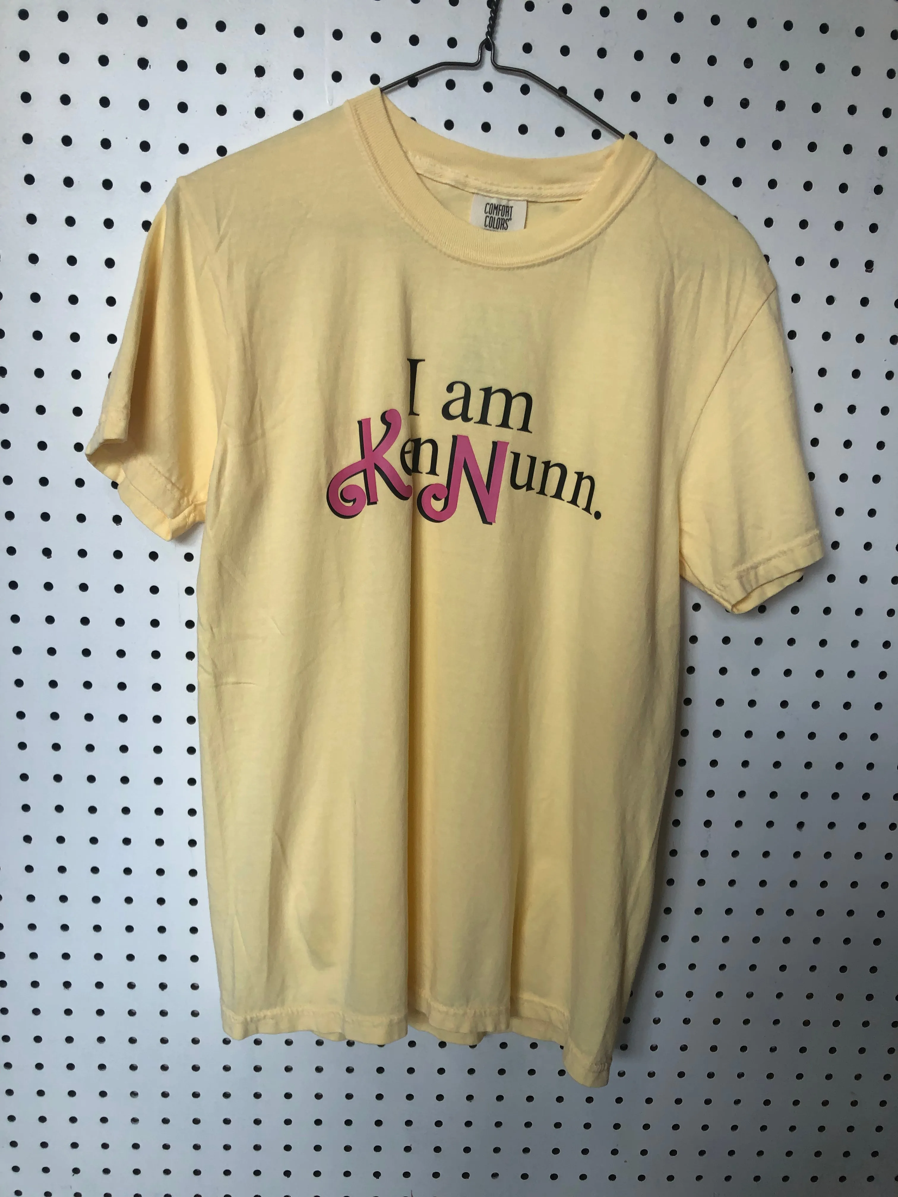 BPR- Small Yellow T-shirt - I am Ken Nunn