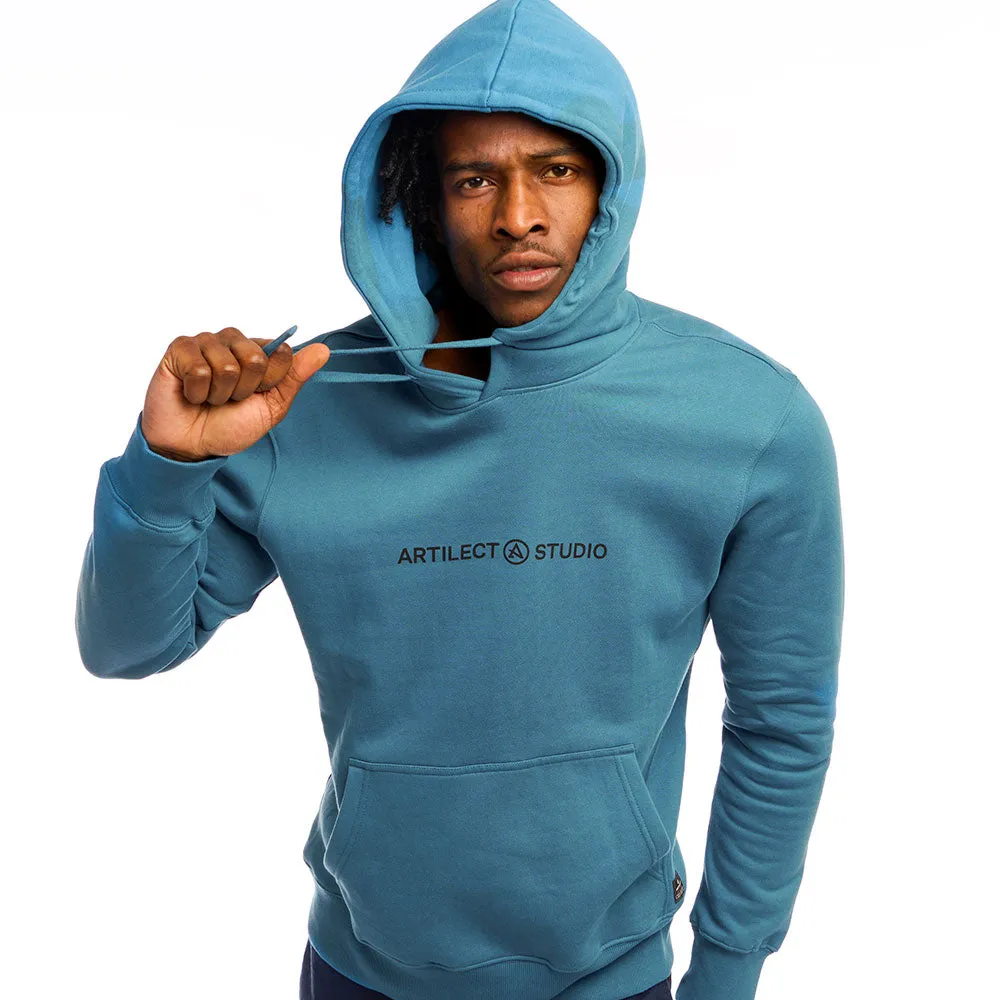 Branded Hoodie - Blue Steel