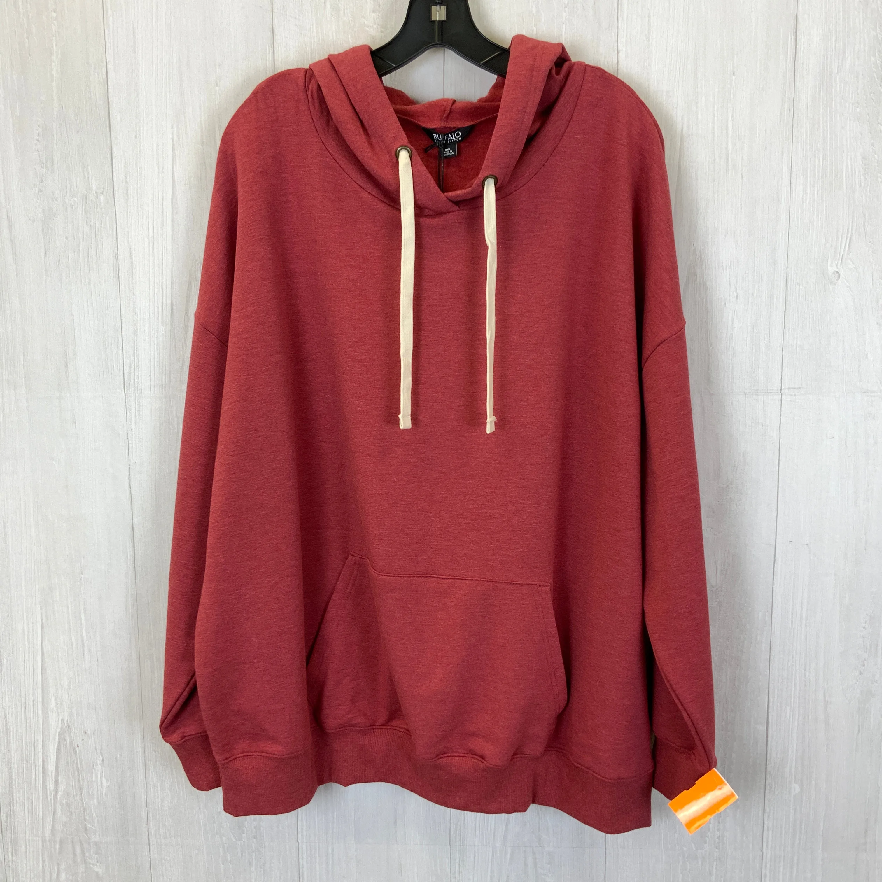 Brick Red Sweatshirt Hoodie Buffalo, Size Xxl