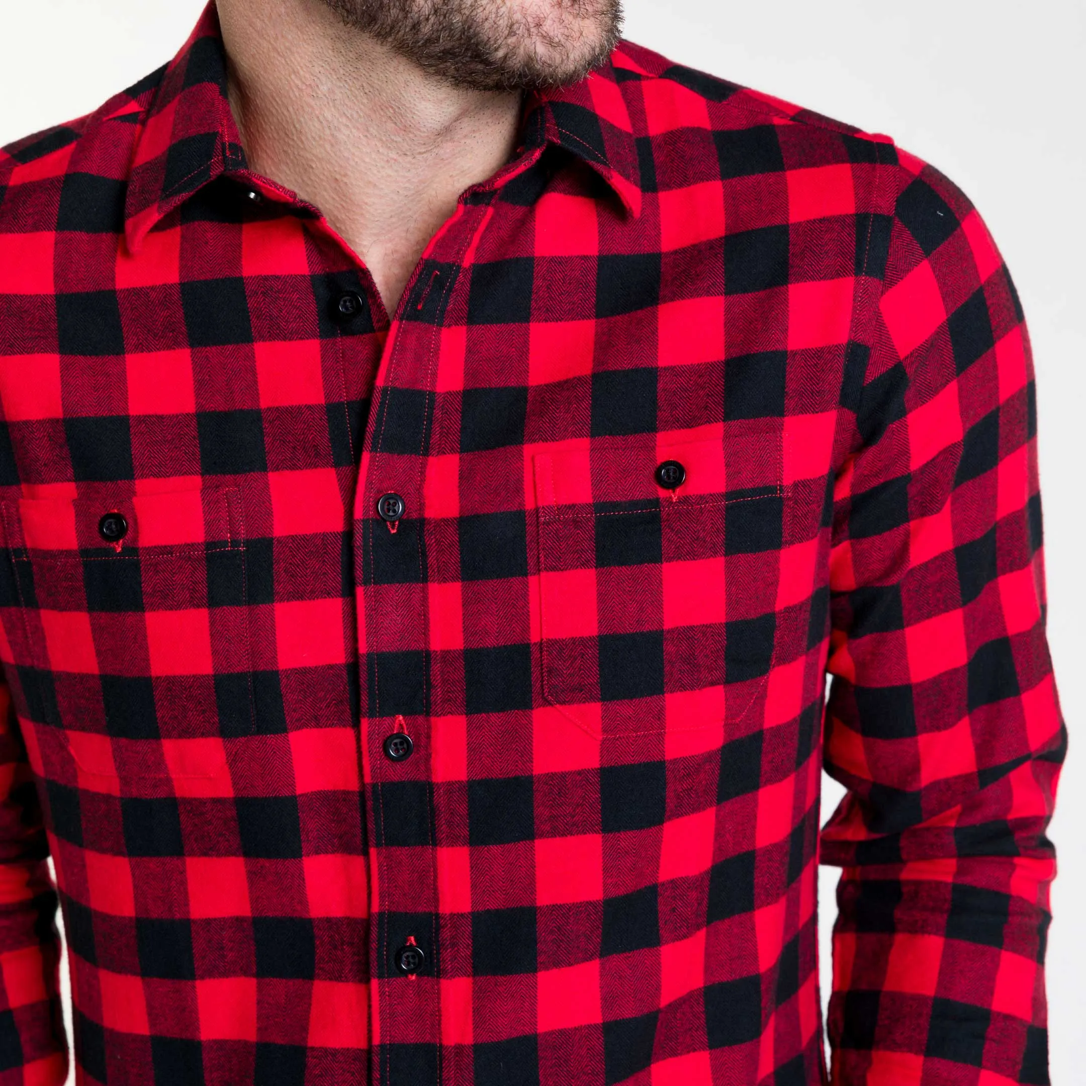 Buffalo Plaid Flannel Shirt