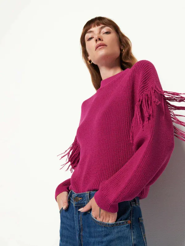 Carine Fringed Sweater