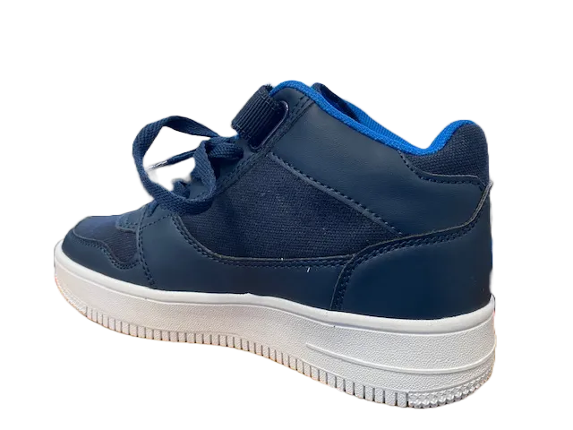 Champion boy's sneaker shoe in Mid Cut Rebound canvas S30813 S17 2192 blue