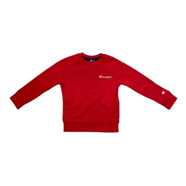 Champion Children's Crewneck Sweatshirt 305761 CHA RS053 HTR red