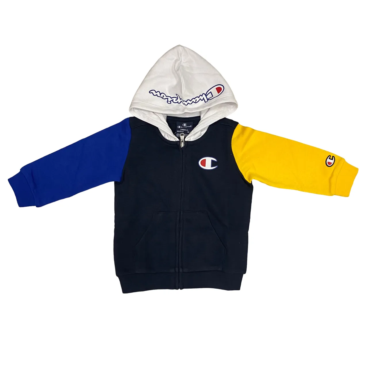 Champion children's tracksuit with hood in cotton 306788 BS501 blue