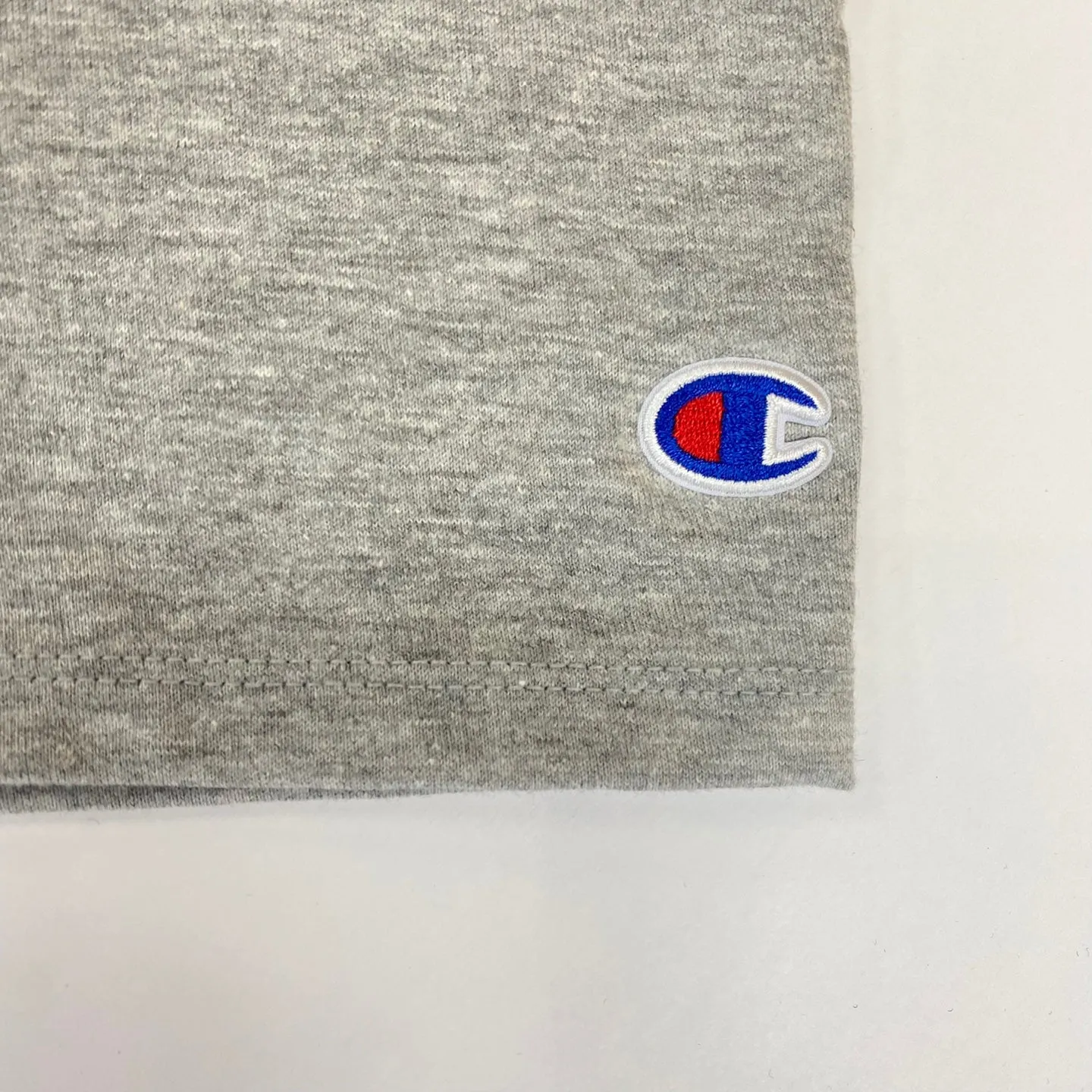 Champion Classic Script Outline Logo Print T-Shirt