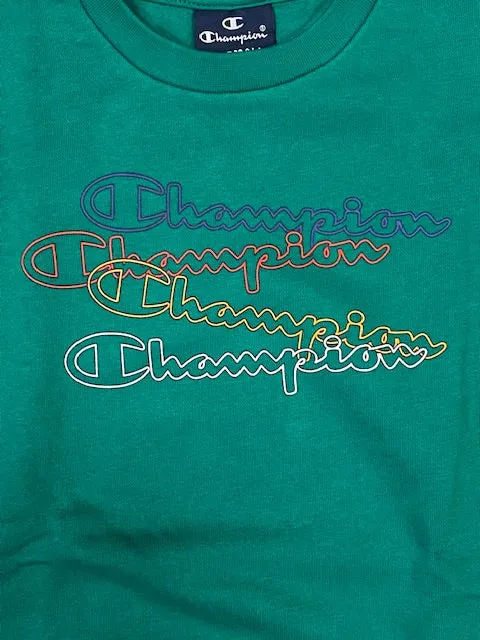 Champion Crewneck Sweatshirt 305787 GS040 UMG green