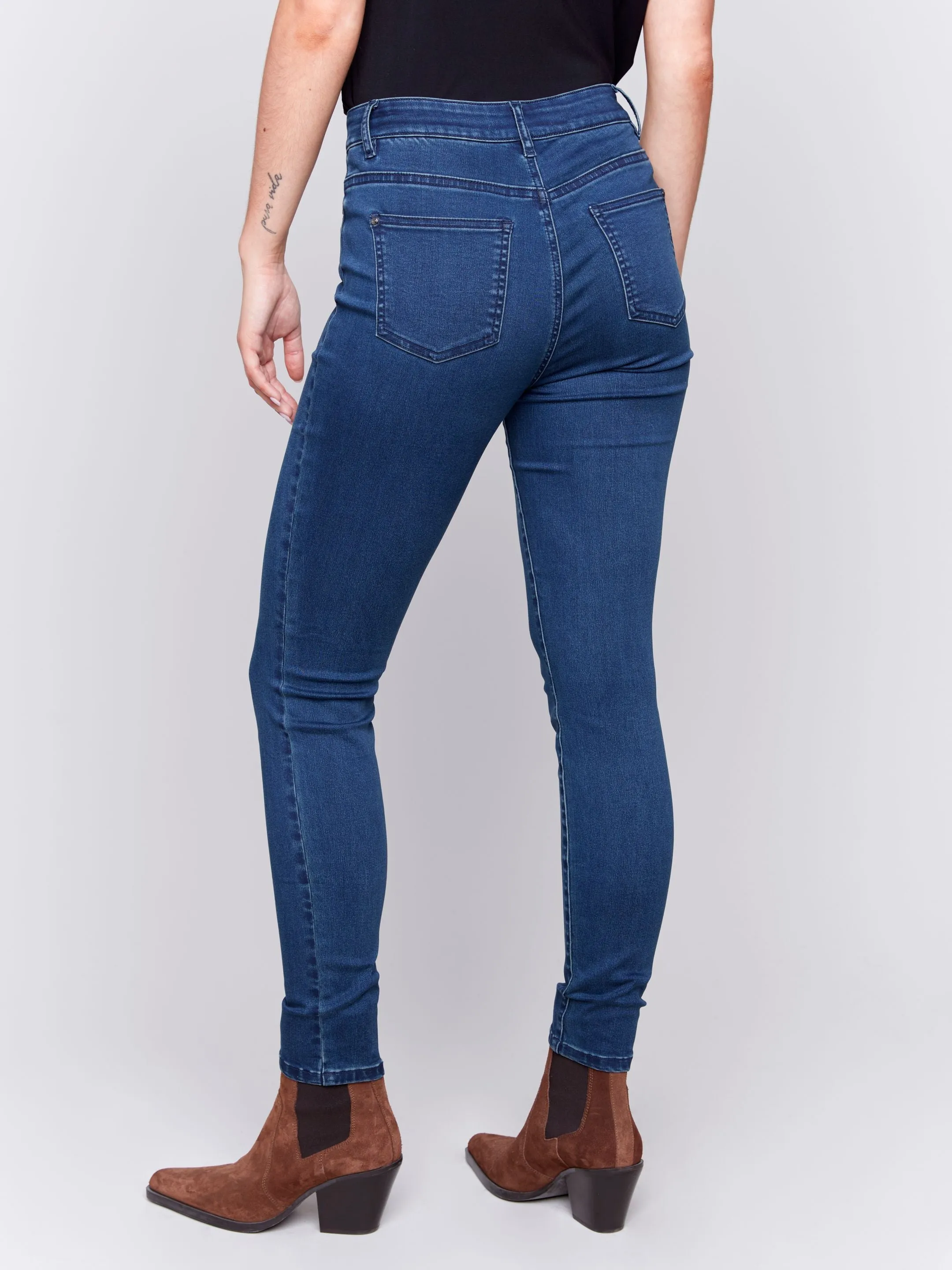 Charlie B. Indigo Slim Leg Jeans