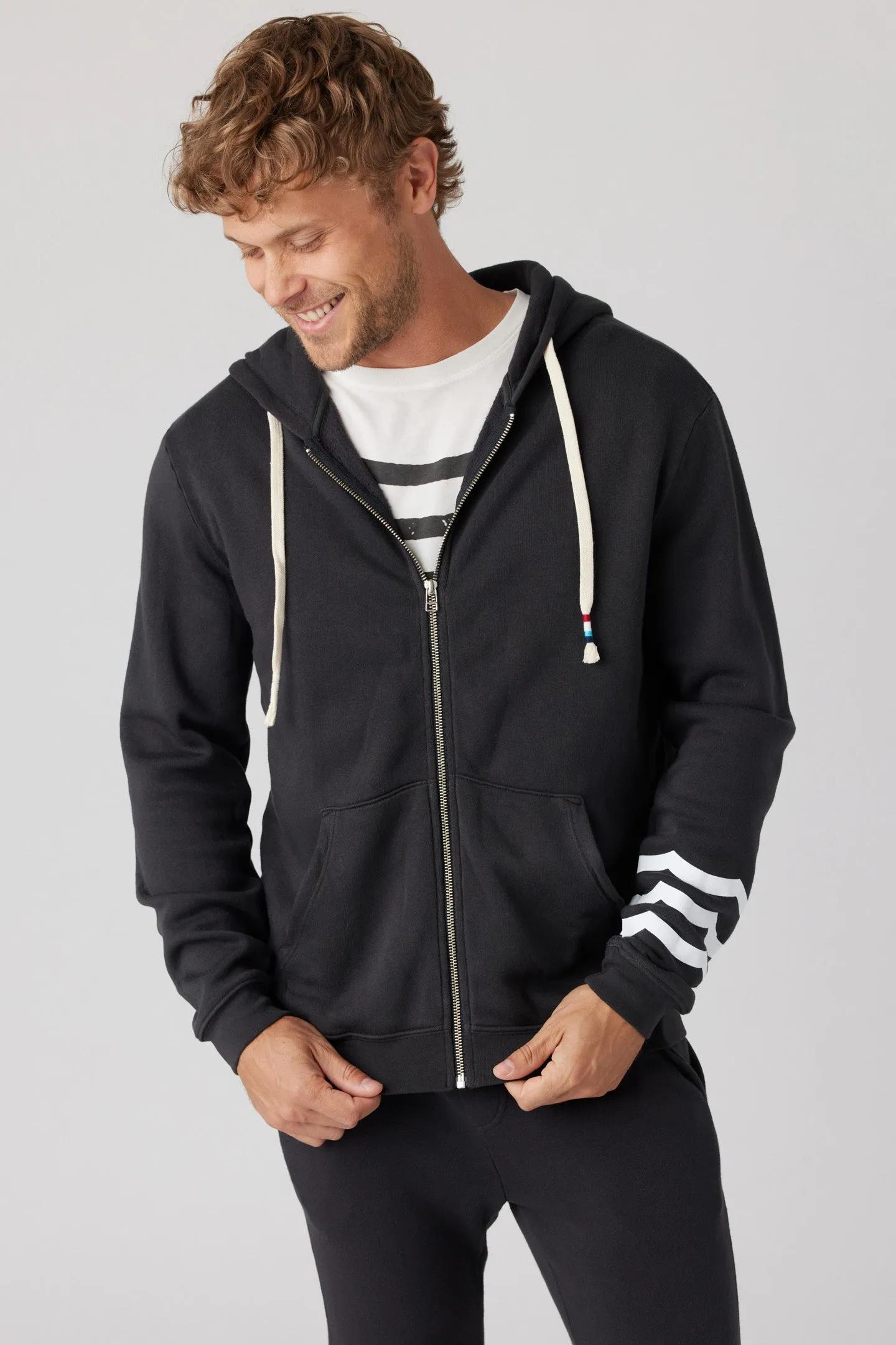 Coastal Waves Zip Hoodie