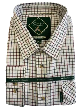 Country Classics Mens Long Sleeve Check Shirt - Goodwood