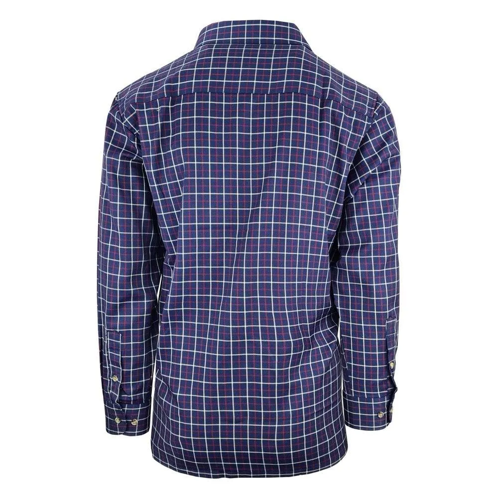 Country Classics Mens Long Sleeve Country Check Shirt - Fontwell Navy