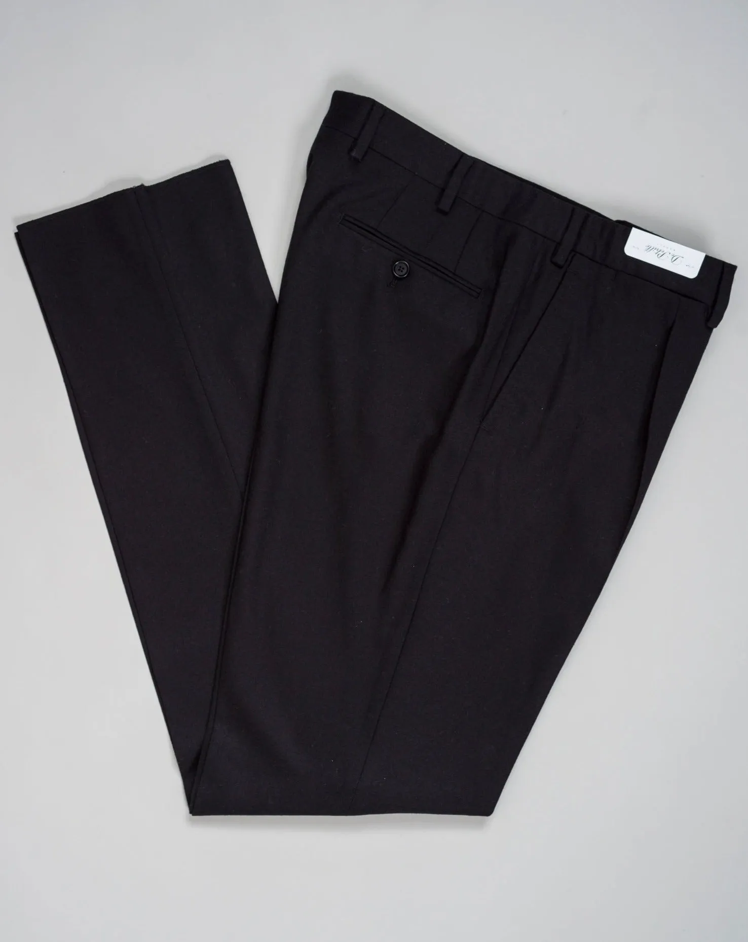 De Petrillo Flannel Trousers / Black