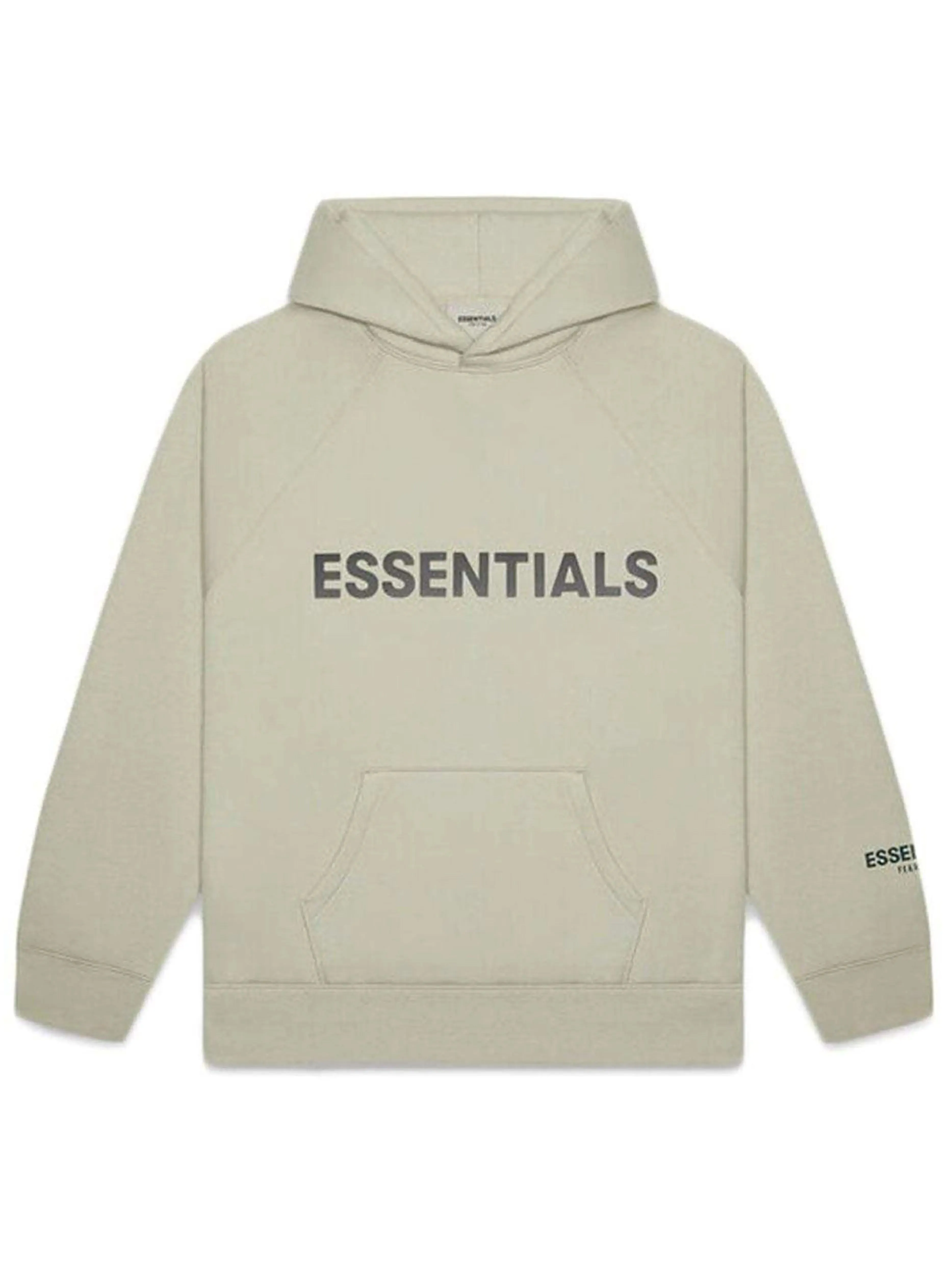 Fear Of God Essentials 3D Applique Pullover Hoodie Moss (FW20)