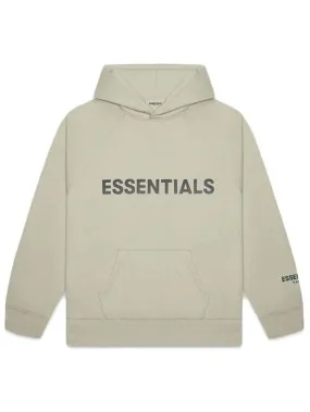 Fear Of God Essentials 3D Applique Pullover Hoodie Moss (FW20)