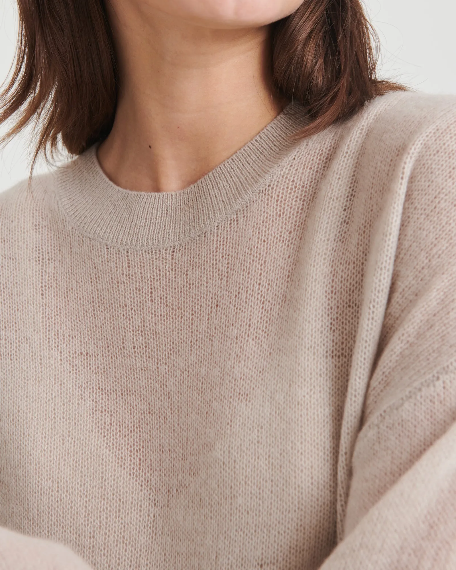 Featherweight Cashmere Crewneck Sweater