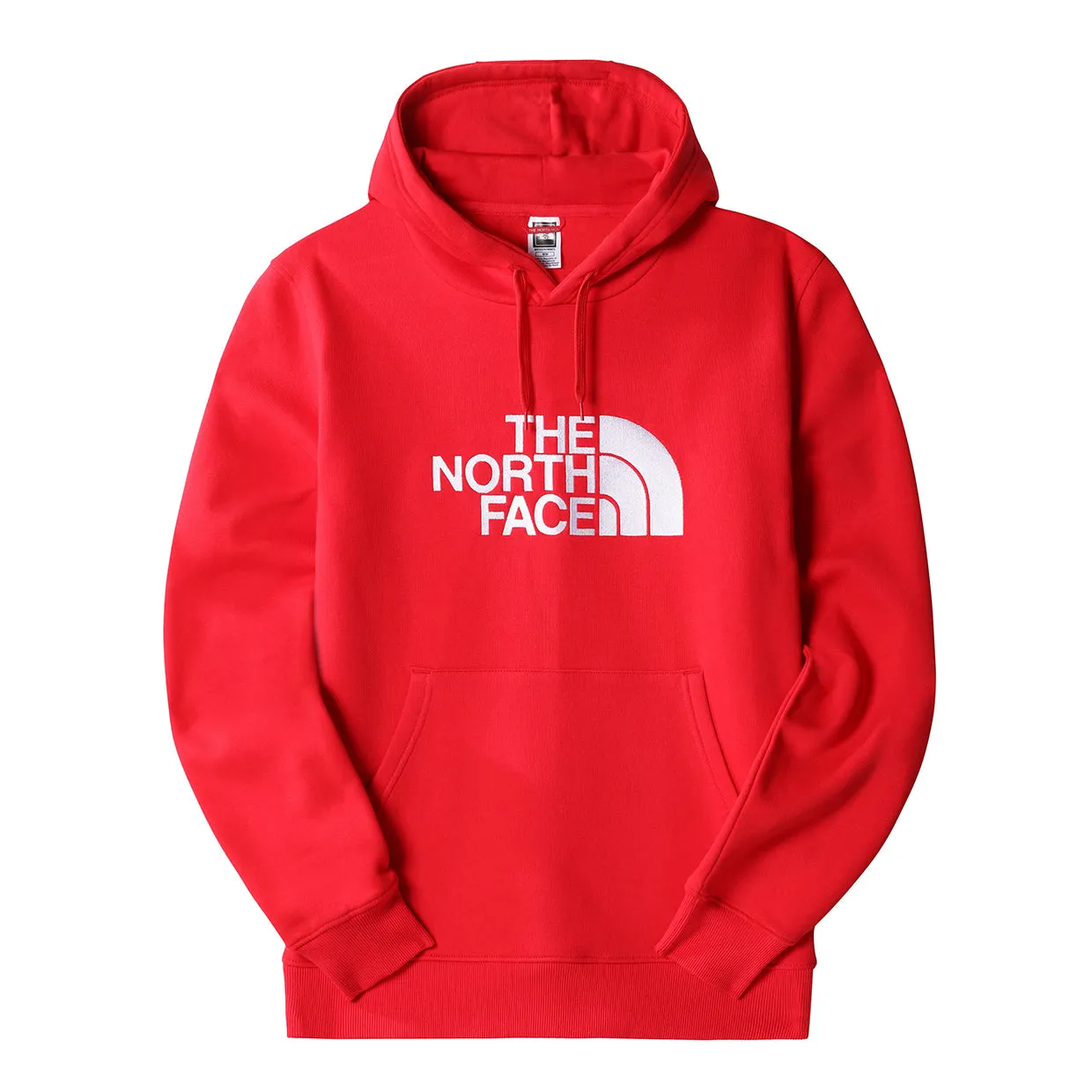 Felpa Uomo The North Face Drew Peak Cappuccio Rosso