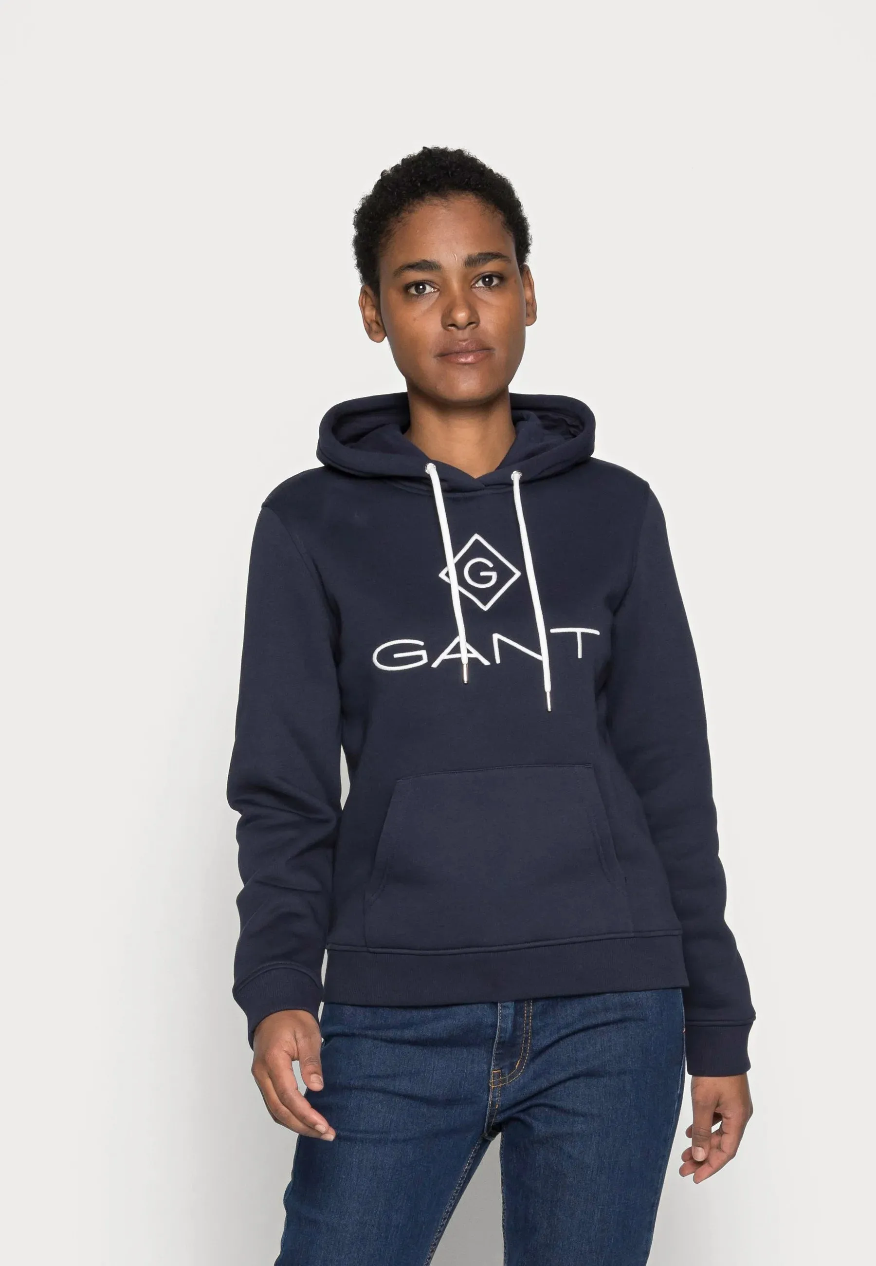 Gant Lock-Up Hood - Navy