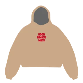 Good Always Wins Hoodie - Sand