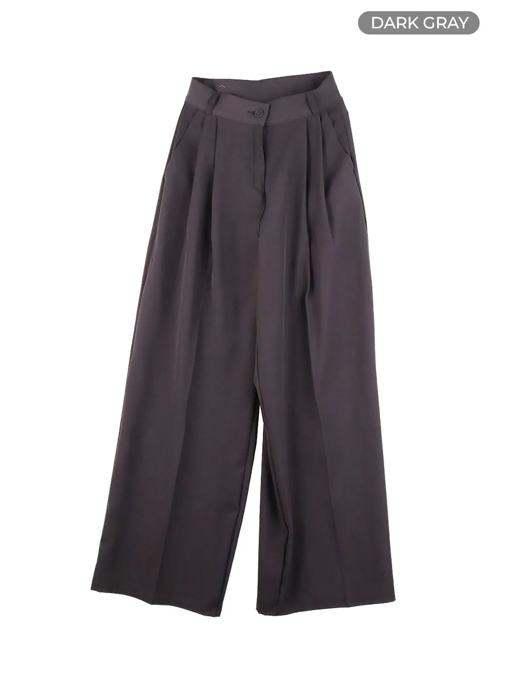 High-Waist Wide Fit Trousers OA415