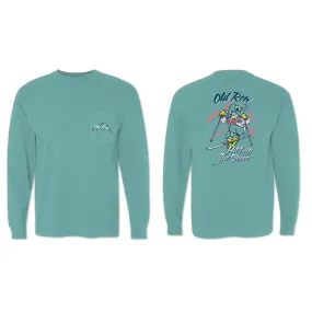 Hitting The Slopes Men's Long Sleeve Pocket Tee