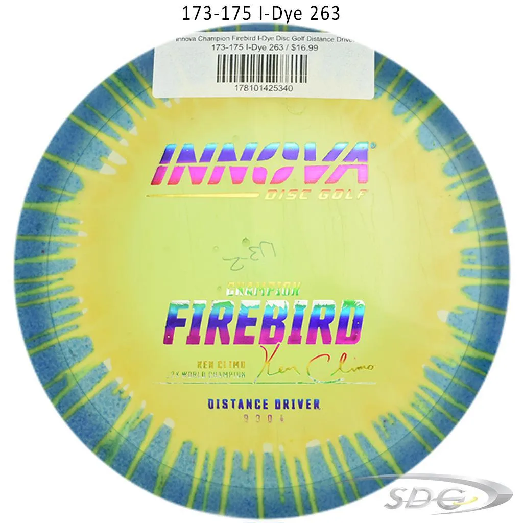 Innova Champion Firebird I-Dye Disc Golf Distance Driver