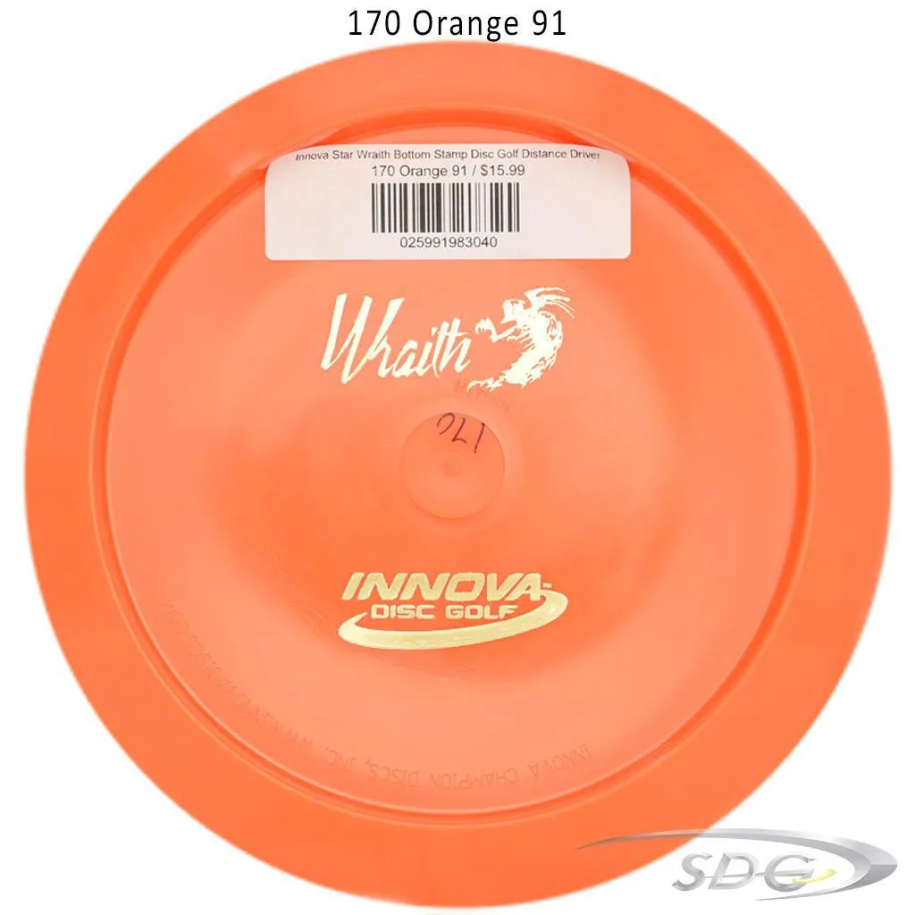 Innova Star Wraith Bottom Stamp Disc Golf Distance Driver