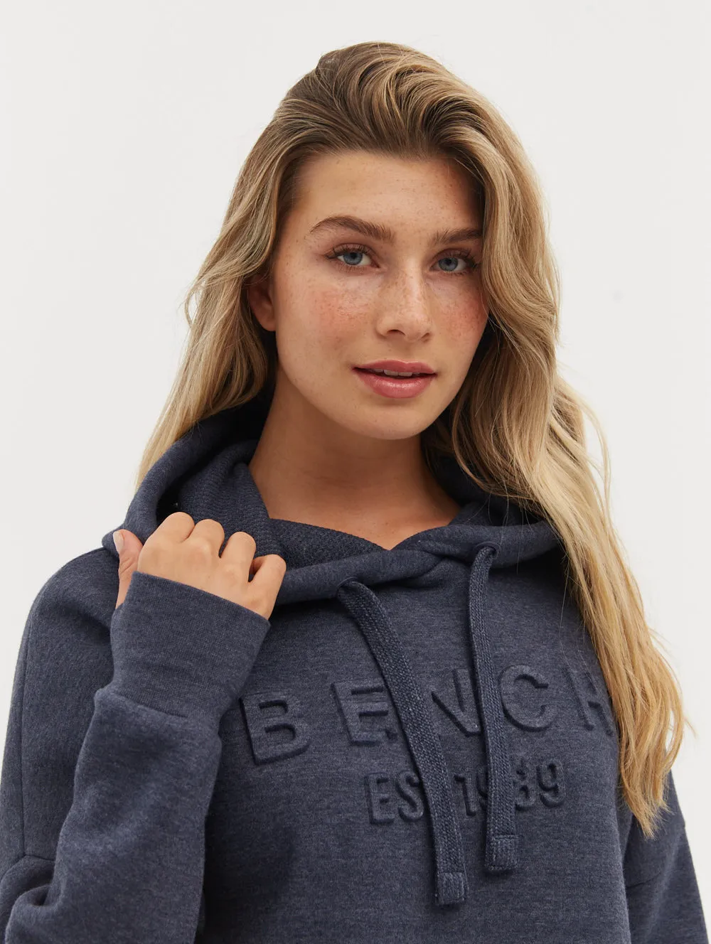 Ivyisla Longline Deboss Hoodie